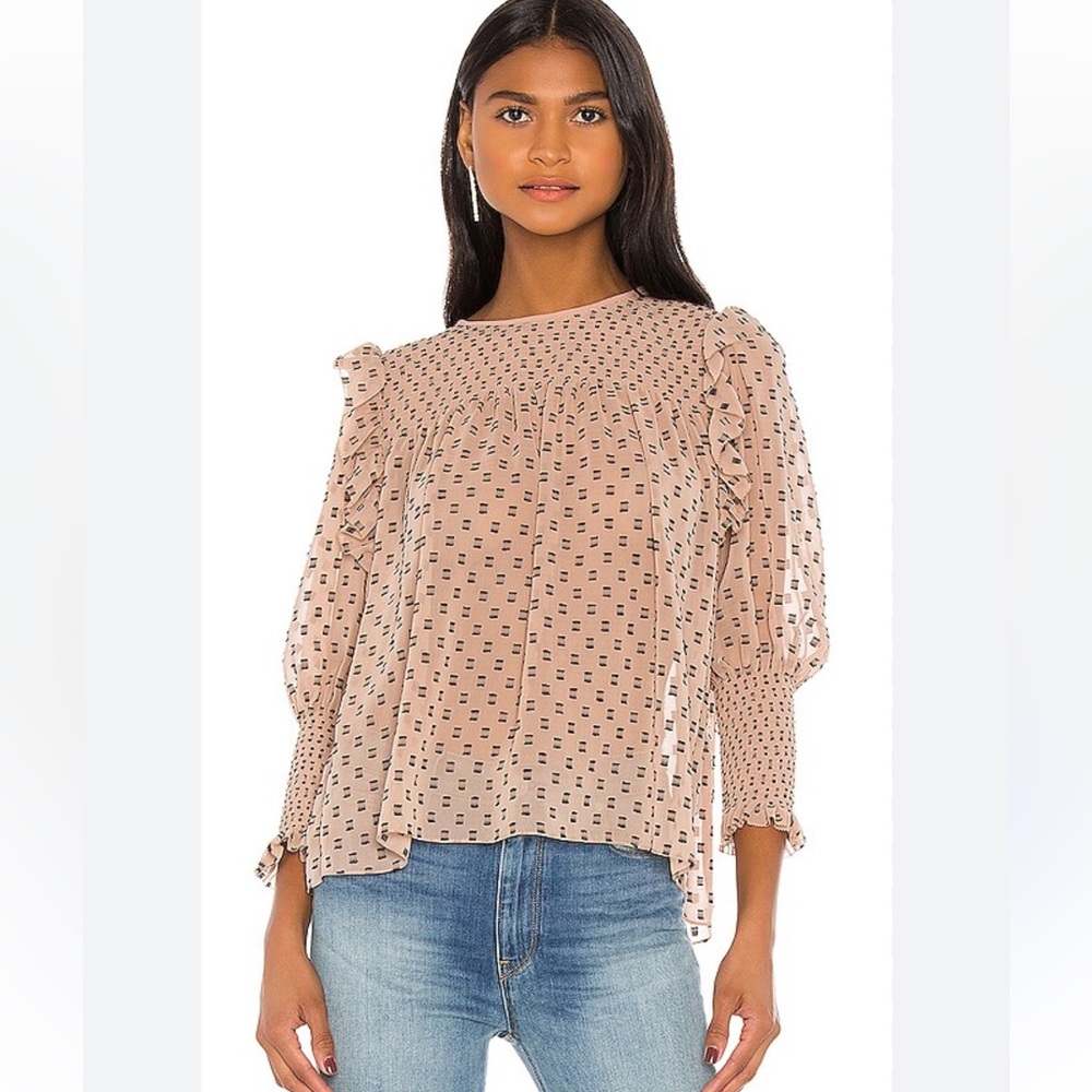 Soft girl Joie Ruffle blouse